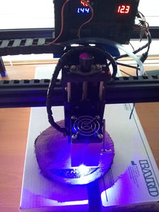 10 Watt (10000 mw) "DeLux" real rated power output laser head for your 3D printer / CNC machine / engraving frame.
