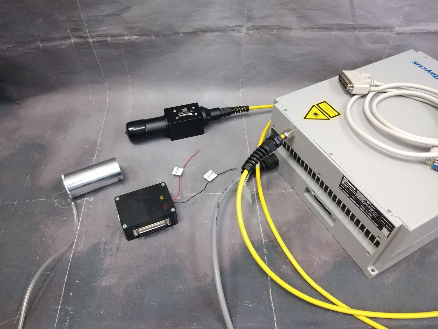 Fiber laser upgrade package: PWM control box + focusing system