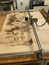 Load image into Gallery viewer, 10 watt (10000 mw) professional laser cutter / engraver for all CNC machines - advanced cooling system, air nozzle, air compressor.