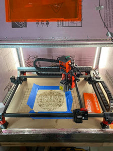10 Watt (10000 mw) "DeLux" real rated power output laser head for your 3D printer / CNC machine / engraving frame.