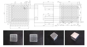 Universal heatsinks for laser diodes, crystals and other applications