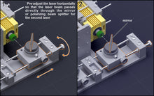 Load image into Gallery viewer, An Endurance laser beam combiner system - combine any diode lasers and get 2x power!
