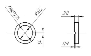 Endurance optical system kit for mounting lenses on DPSS lasers 10W, 4W and other laser modules