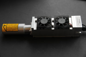 10 watt DPSS infrared laser attachment for metal marking and metal cutting.