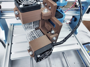 15 watt (15000 mw) DUOS DIY real rated power output laser module. A DIY version - light and compatible with all frames.