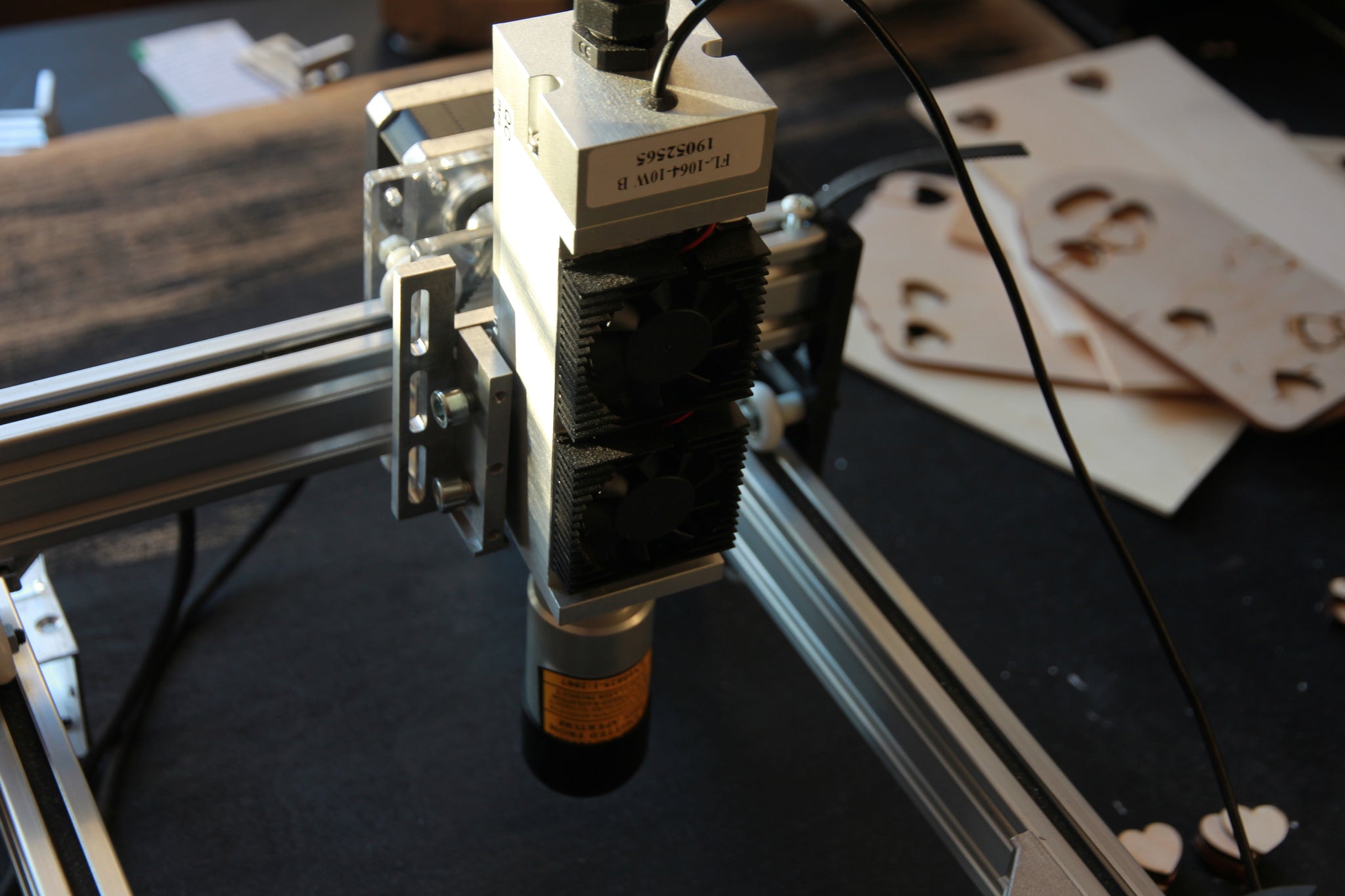 10 watt DPSS (impulse, Nd:YAG) laser 1064 nm (NIR) attach high