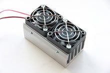 Load image into Gallery viewer, External heatsink with 2x12V fans (50x50x100 mm) [10 PCS]