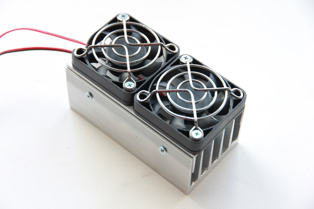External heatsink with 2x12V fans (50x50x100 mm) [10 PCS]