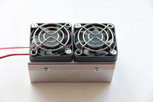 Load image into Gallery viewer, External heatsink with 2x12V fans (50x50x100 mm) [10 PCS]