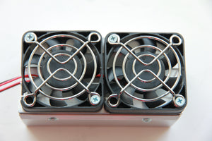 External heatsink with 2x12V fans (50x50x100 mm) [10 PCS]