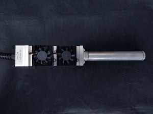 An affordable 4 watt DPSS (infrared) laser metal marking and engraving head - works with all 3D printers and CNC machines