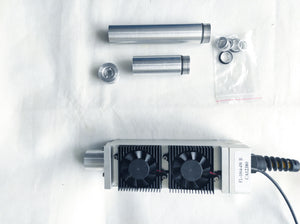 An affordable 4 watt DPSS (infrared) laser metal marking and engraving head - works with all 3D printers and CNC machines