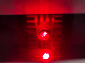 2.5 watt red (638 nm) Mitsubishi ML562G84 laser module