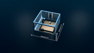 An Endurance customizable protective frame (shield) for your engraving / cutting machine