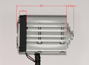 An Endurance 8.5 watt (7000/8000/8500 mw) PLUS PRO laser module 445 nm